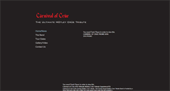 Desktop Screenshot of carnivalofcrue.com